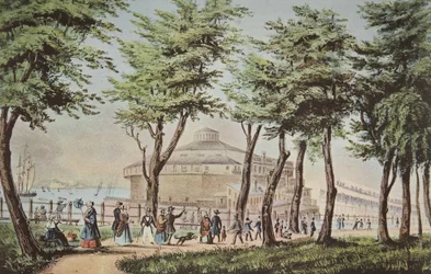 Castle Garden, Nueva York, Desde la Batería